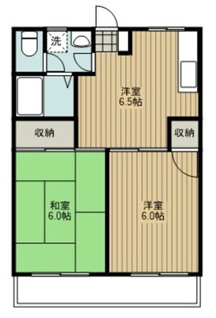 ドリームパレスの物件間取画像